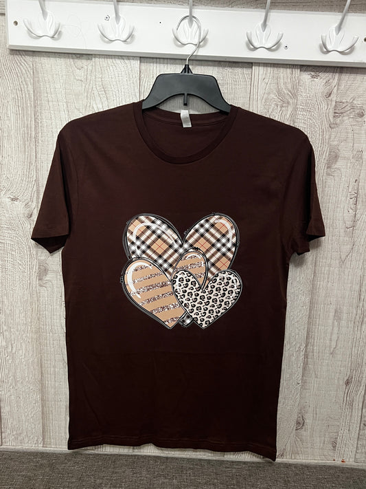 Brown Heart Shirt